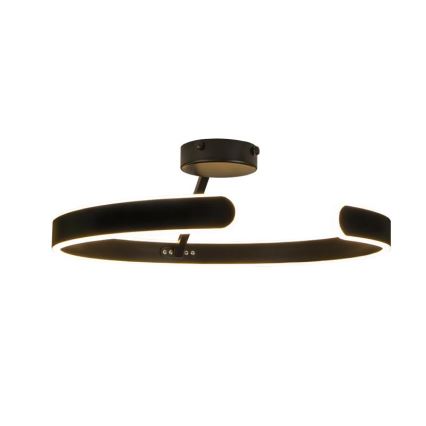 Dimmbare LED-Aufbauleuchte LED/72W/230V 3000-6500K schwarz + Fernbedienung