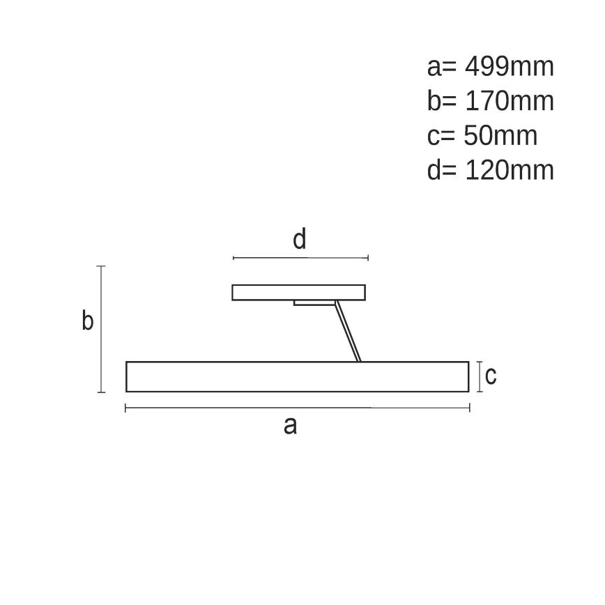 Dimmbare LED-Aufbauleuchte LED/72W/230V 3000-6500K schwarz + Fernbedienung