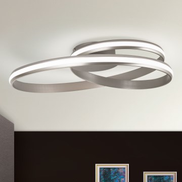 Dimmbare LED-Deckenleuchte CIRCUS LED/30W/230V silbern