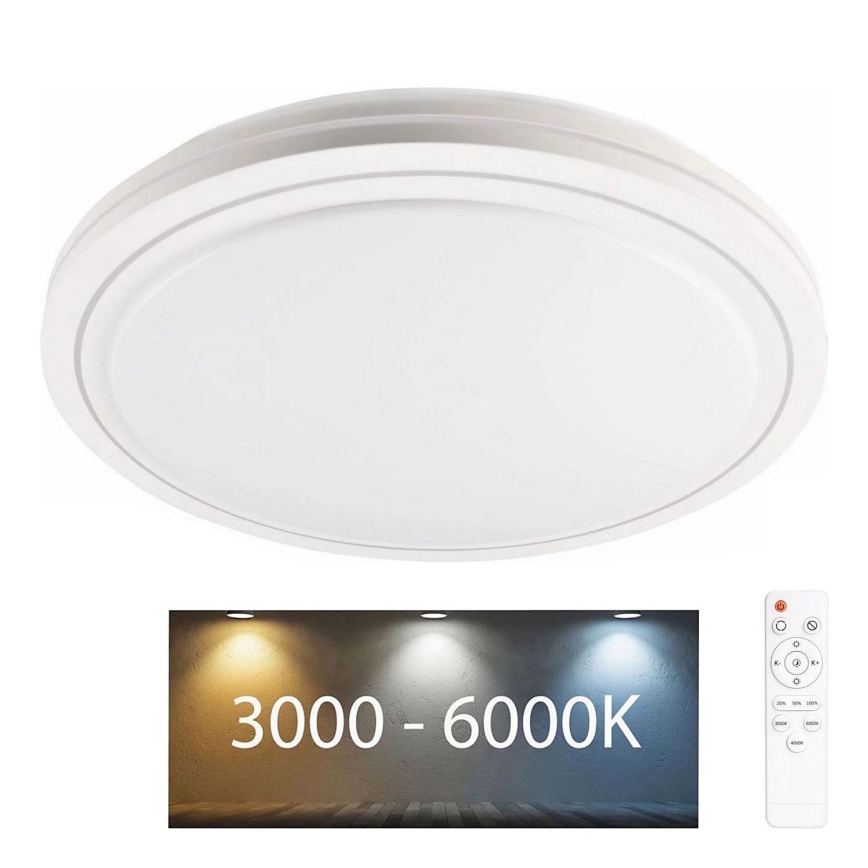 Dimmbare LED-Deckenleuchte für Badezimmer MARIAN LED/72W/230V d 48 cm 3000-6000K IP44 + Fernbedienung