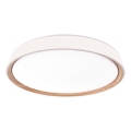 Dimmbare LED-Deckenleuchte ILVI LED/30W/230V 2700-6500K Ø 40 cm weiß/beige + Fernbedienung