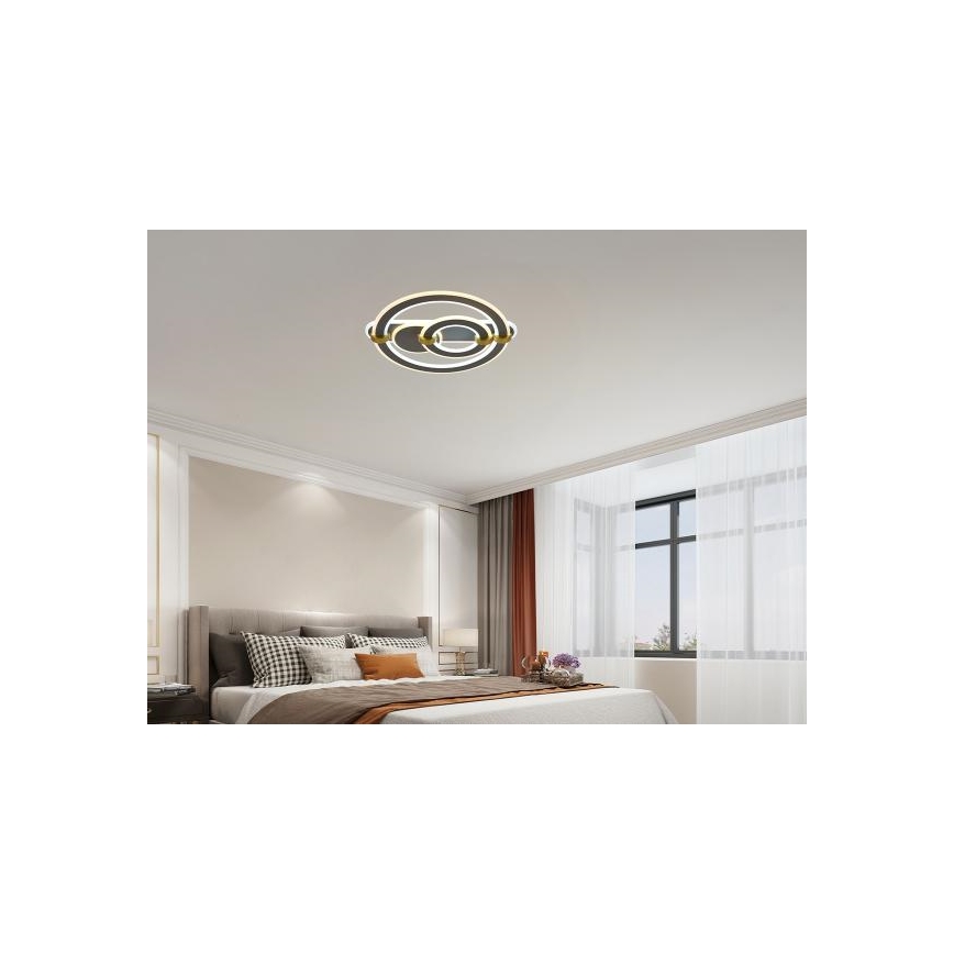 Dimmbare LED-Deckenleuchte LED/120W/230V 3000-6500K + Fernbedienung
