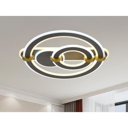 Dimmbare LED-Deckenleuchte LED/120W/230V 3000-6500K + Fernbedienung