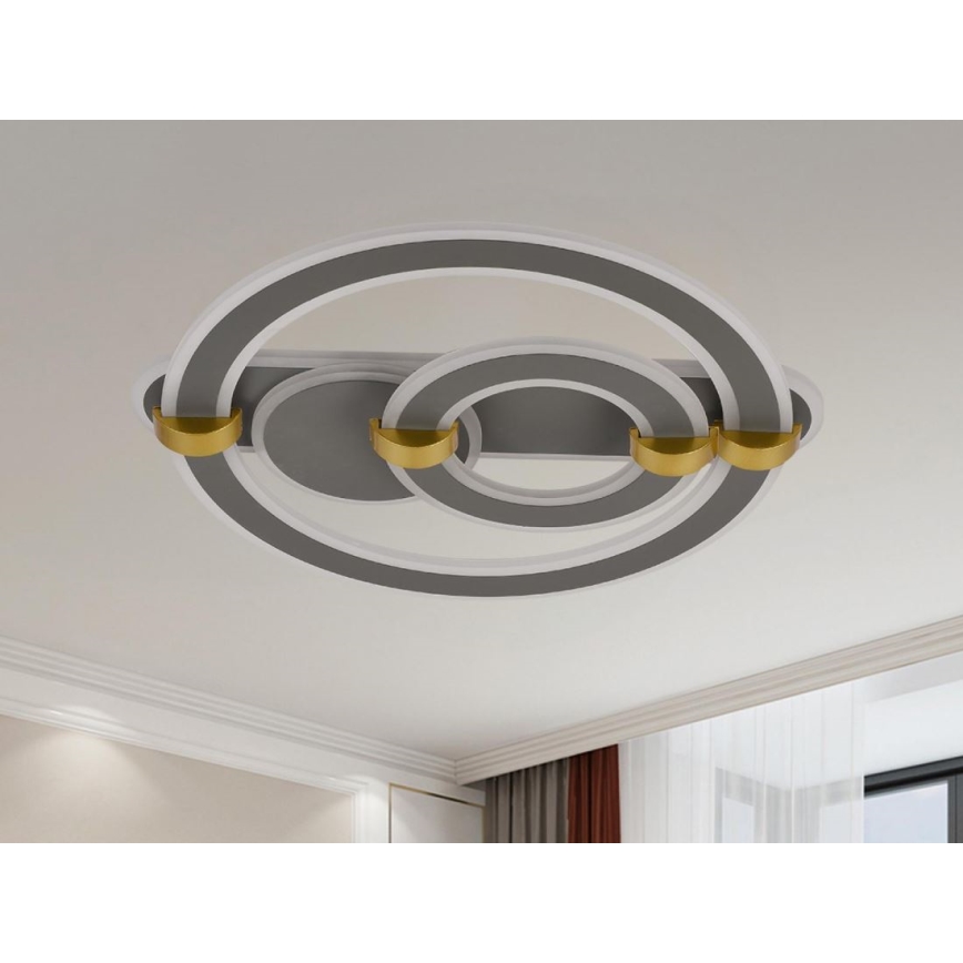 Dimmbare LED-Deckenleuchte LED/120W/230V 3000-6500K + Fernbedienung