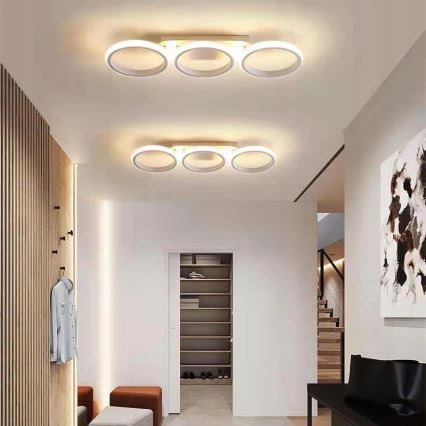 Dimmbare LED-Deckenleuchte LED/30W/230V 3000-6500K weiß Wi-Fi Tuya + Fernbedienung