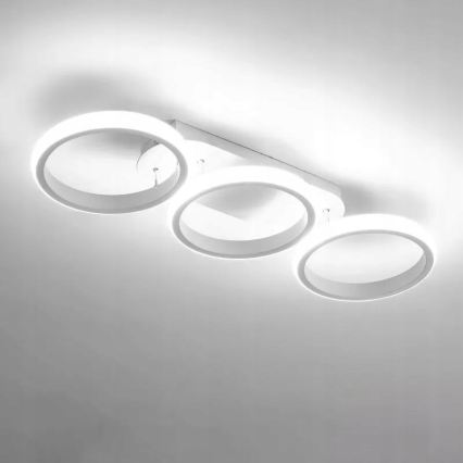 Dimmbare LED-Deckenleuchte LED/30W/230V 3000-6500K weiß Wi-Fi Tuya + Fernbedienung