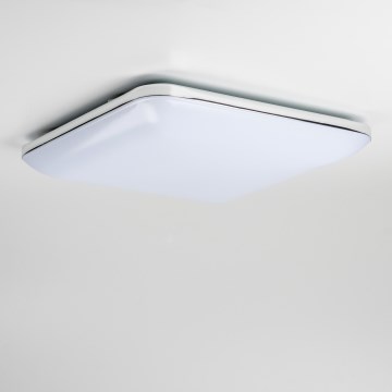 Dimmbare LED-Deckenleuchte LED/42W/230V 3000–6500K 49×49 cm weiß + Fernbedienung