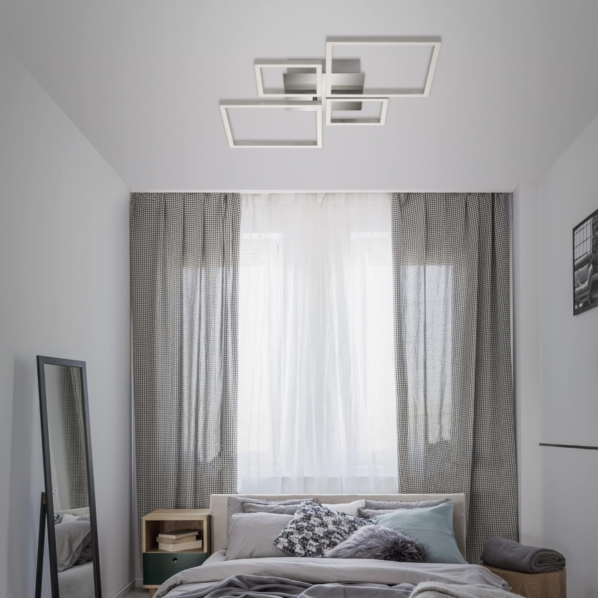 Dimmbare LED-Deckenleuchte LED/42W/230V 3000K matt-chrom