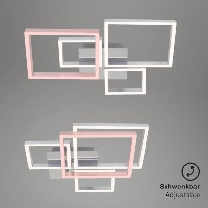 Dimmbare LED-Deckenleuchte LED/42W/230V 3000K matt-chrom
