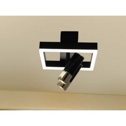 Dimmbare LED-Deckenleuchte LED/50W/230V 3000-6500K schwarz + Fernbedienung