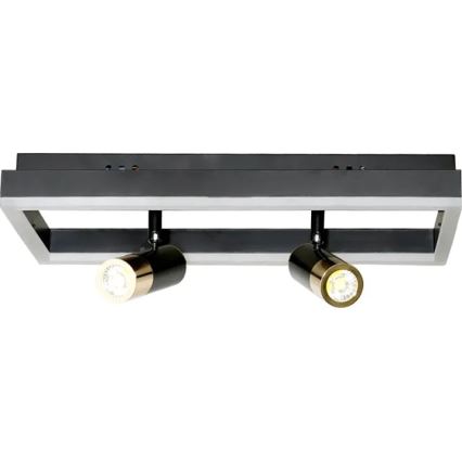 Dimmbare LED-Deckenleuchte LED/50W/230V 3000-6500K schwarz + Fernbedienung
