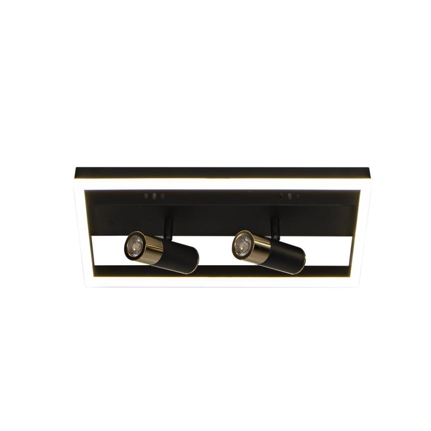 Dimmbare LED-Deckenleuchte LED/50W/230V 3000-6500K schwarz + Fernbedienung