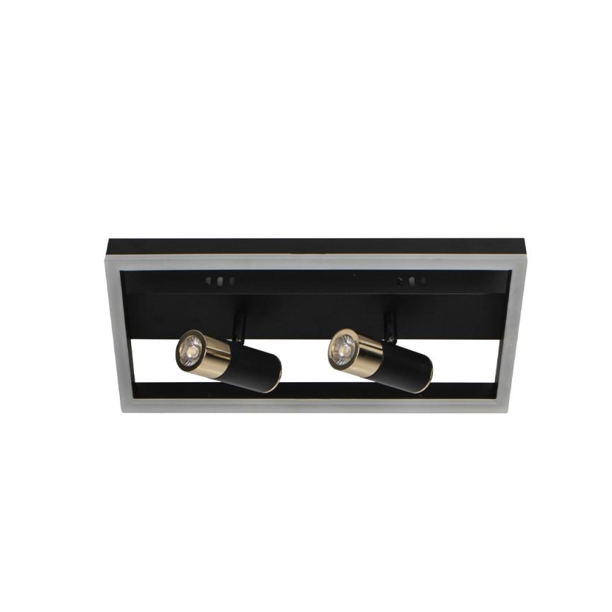 Dimmbare LED-Deckenleuchte LED/50W/230V 3000-6500K schwarz + Fernbedienung