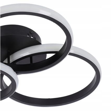 Dimmbare LED-Deckenleuchte LED/70W/230V 3000-6500K schwarz + Fernbedienung