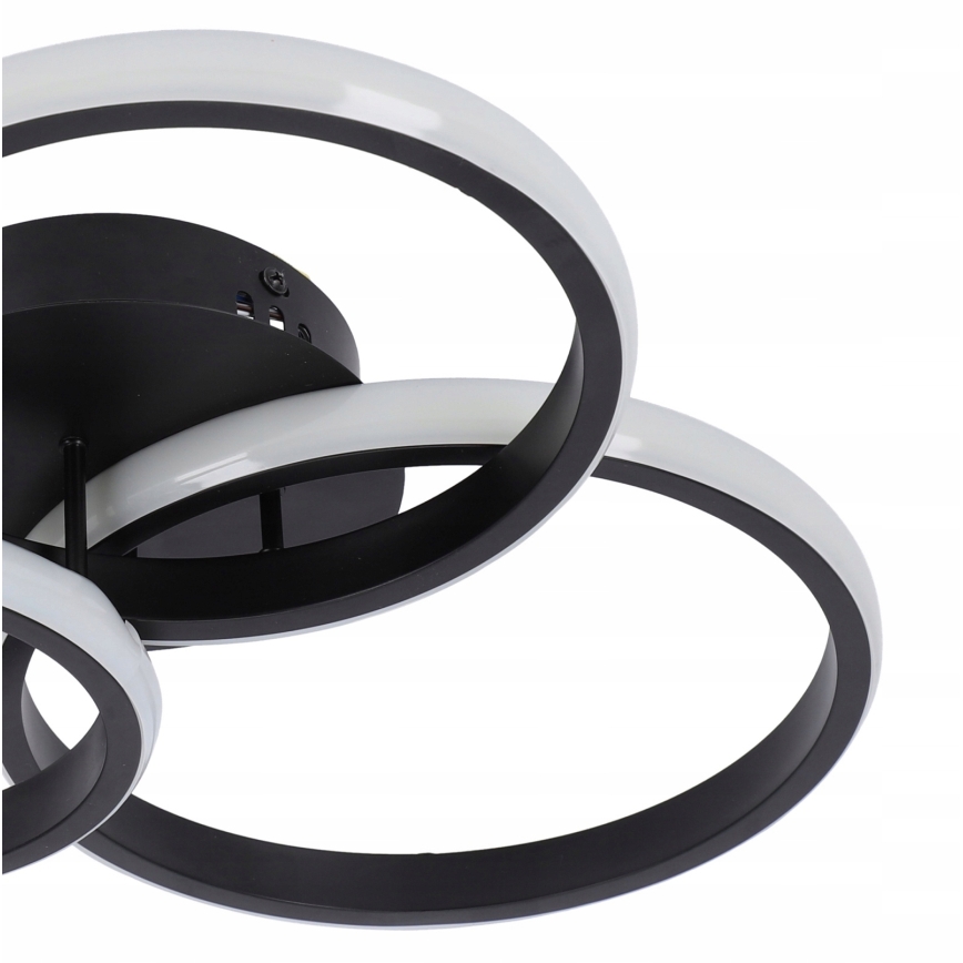 Dimmbare LED-Deckenleuchte LED/70W/230V 3000-6500K schwarz + Fernbedienung