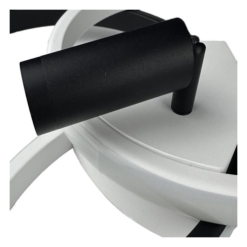 Dimmbare LED-Deckenleuchte LED/70W/230V 3000-6500K weiß/schwarz + Fernbedienung