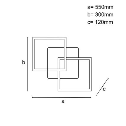 Dimmbare LED-Deckenleuchte LED/80W/230V 3000-6500K + Fernbedienung
