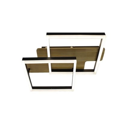 Dimmbare LED-Deckenleuchte LED/85W/230V 3000-6500K Eiche + Fernbedienung