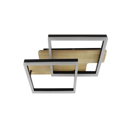 Dimmbare LED-Deckenleuchte LED/85W/230V 3000-6500K Eiche + Fernbedienung