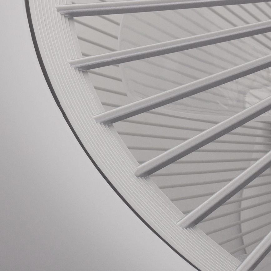 Dimmbare LED-Deckenleuchte mit Ventilator ZONDA LED/48W/230V 3000-6000K silbern + Fernbedienung