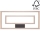 Dimmbare LED-Deckenleuchte RAMME 2xLED/28,5W/230V Eiche – FSC-zertifiziert