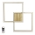 Dimmbare LED-Deckenleuchte RAMME LED/48W/230V matt Eiche + Fernbedienung