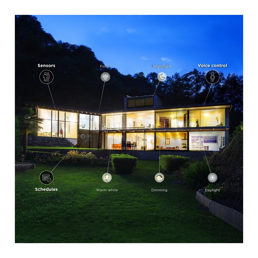 Dimmbare LED-Glühbirne E27/15W/230V 2700-6500K Wi-Fi – WiZ