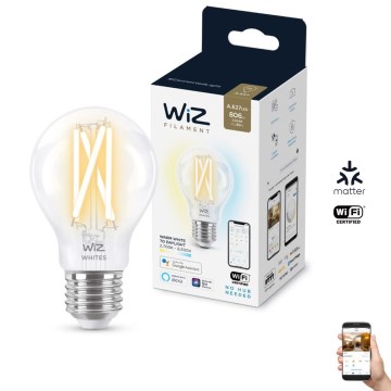Dimmbare LED Glühbirne FILAMENT A60 E27/6,7W/230V 2700-6500K CRI 90 Wi-Fi - WiZ
