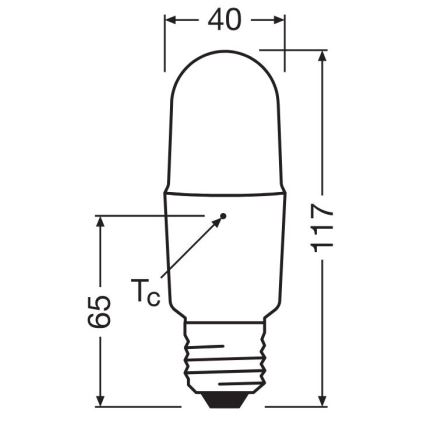 Dimmbare LED-Glühlampe E27/11W/230V 2700K CRI 90 - Osram