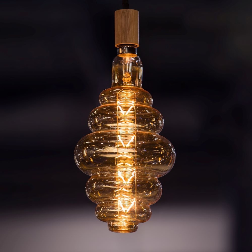 Dimmbare LED-Glühlampe FILAMENT S200 E27/8W/230V 1800K