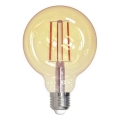 Dimmbare LED-Glühlampe FILAMENT VINTAGE G95 E27/12W/230V 2000K