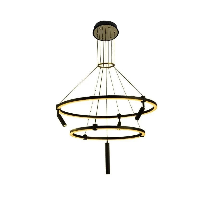 Dimmbare LED-Hängeleuchte an Schnur LED/140W/230V 3000-6500K + Fernbedienung