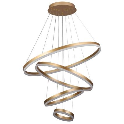 Dimmbare LED-Hängeleuchte an Schnur LED/165W/230V 3000-6500K + Fernbedienung