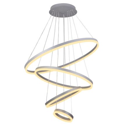 Dimmbare LED-Hängeleuchte an Schnur LED/165W/230V 3000-6500K + Fernbedienung