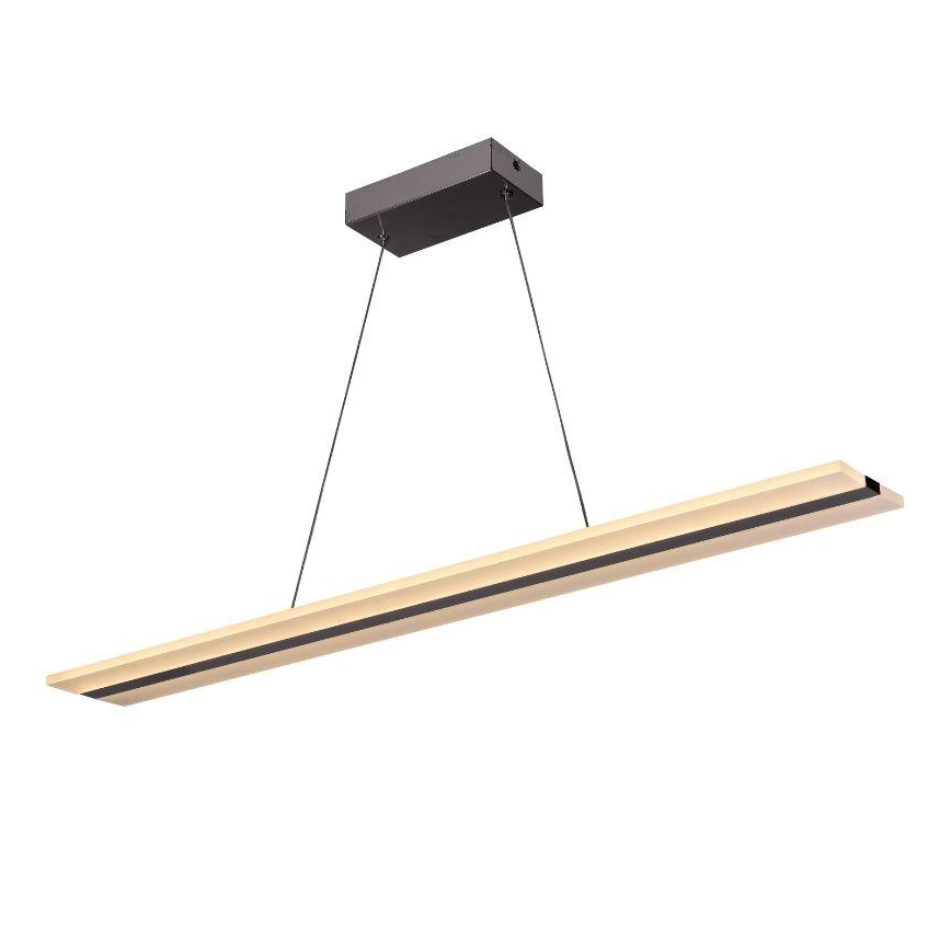 Dimmbare LED-Hängeleuchte an Schnur LED/40W/230V 3000-6500K Chrom + Fernbedienung