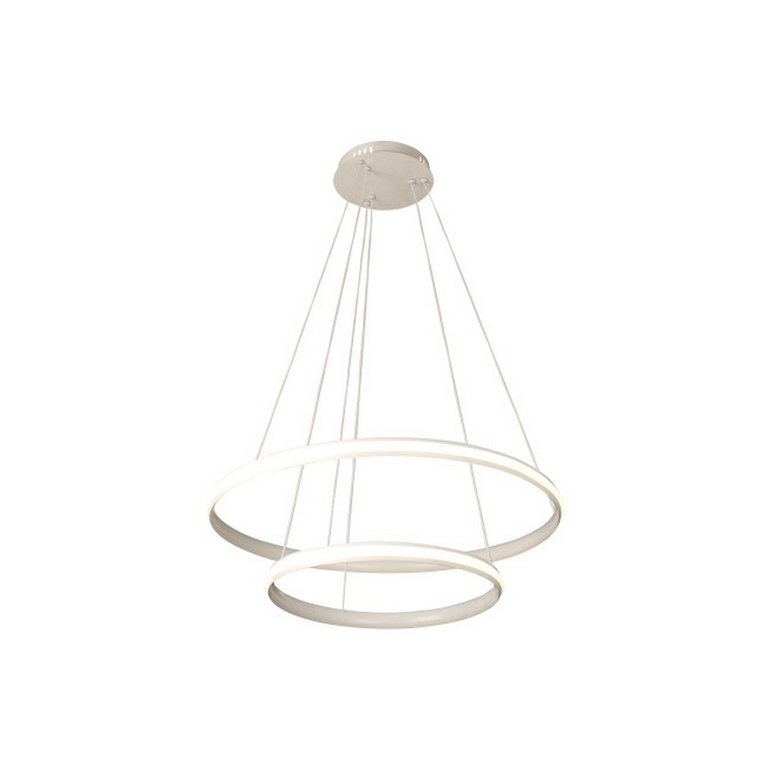 Dimmbare LED-Pendelleuchte an Drahtseil LED/90W/230V 3000-6500K Ø 60 cm + Fernbedienung