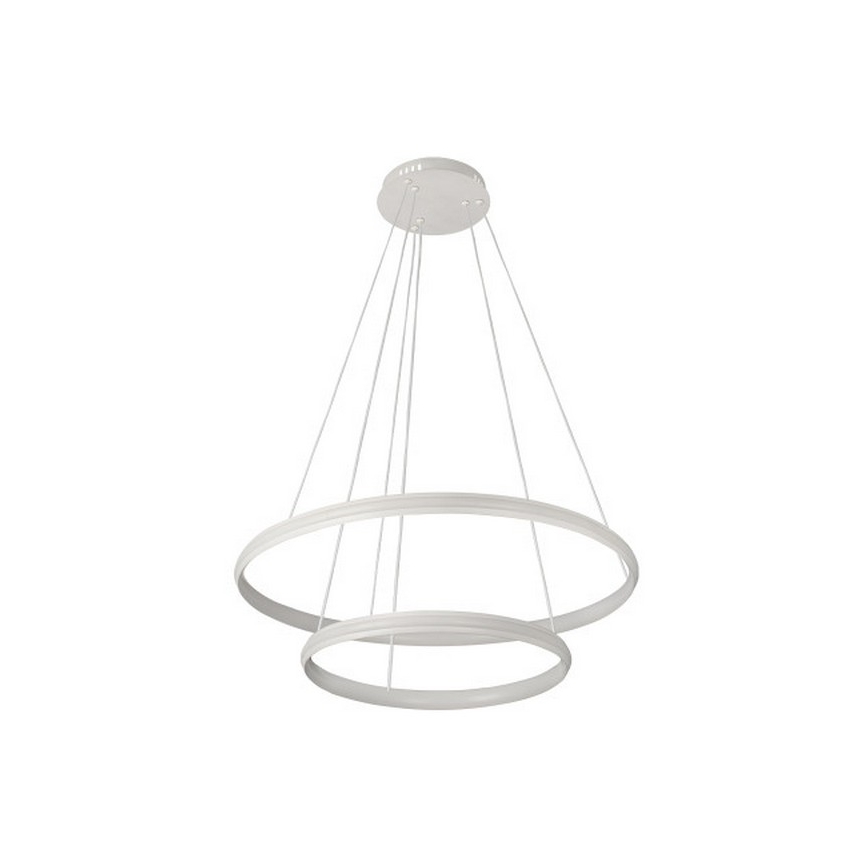 Dimmbare LED-Pendelleuchte an Drahtseil LED/90W/230V 3000-6500K Ø 60 cm + Fernbedienung