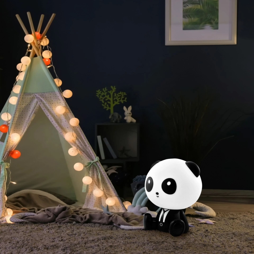 Dimmbare LED-Kinderleuchte mit Touch-Funktion PANDA LED/2,5W/3,7V 1200 mAh