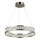 Dimmbare LED-Kristallpendelleuchte an Stahlseil ENRIQUE LED/55W//230V 3000-6000K Ø 80 cm + Fernbedienung