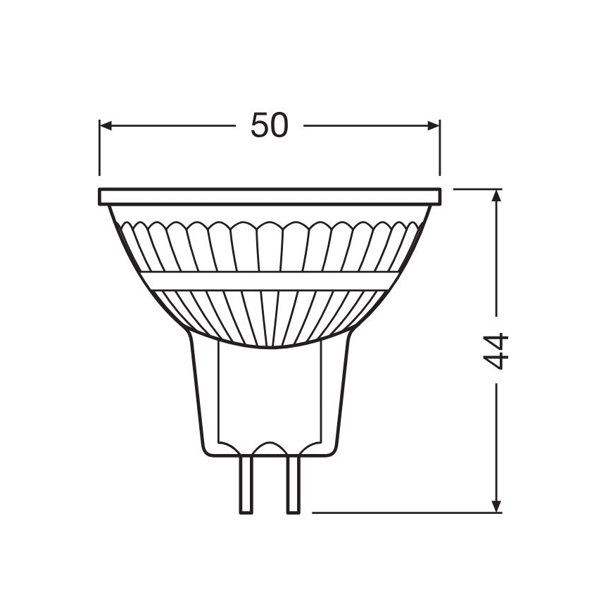 Dimmbare LED-Lampe GU5,3/3,4W/12V 2700K CRI 90 - Osram