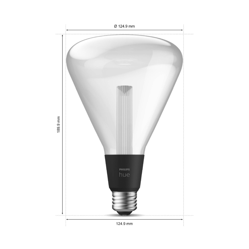 Dimmbare LED-RGBW-Lampe Philips Hue White And Color Ambiance E27/6,5W/230V 2000-6500K