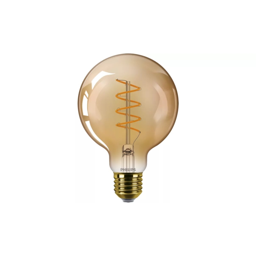 Dimmbare LED-Lampe VINTAGE Philips G95 E27/5,5W/230V 2200K