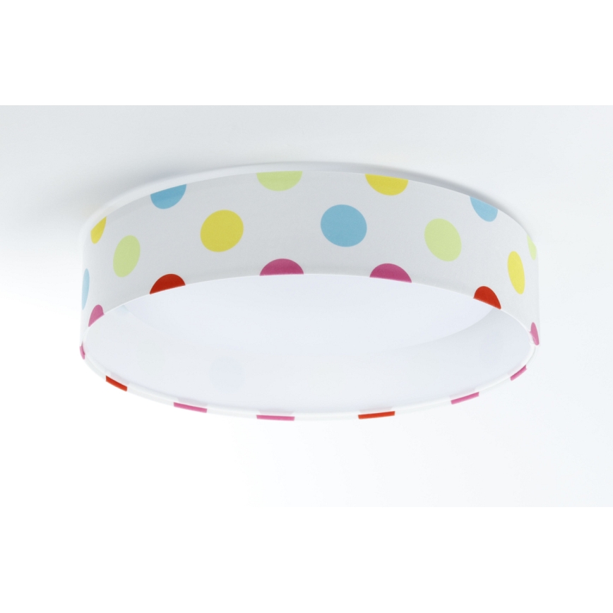 Dimmbare LED-Deckenleuchte SMART GALAXY KIDS LED/24W/230V 3000-6500K Punkte bunt + Fernbedienung