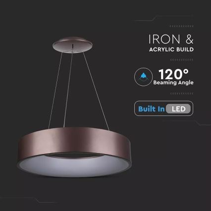 Dimmbare LED-Pendelleuchte an Kabel LED/30W/230V