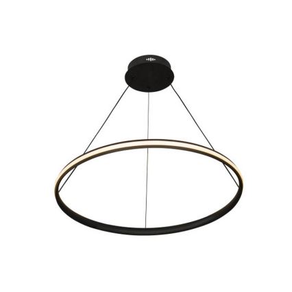 LED-dimmbare Pendelleuchte an Stahlseil, LED/55W/230V, 3000–6500K, Ø 60 cm + Fernbedienung