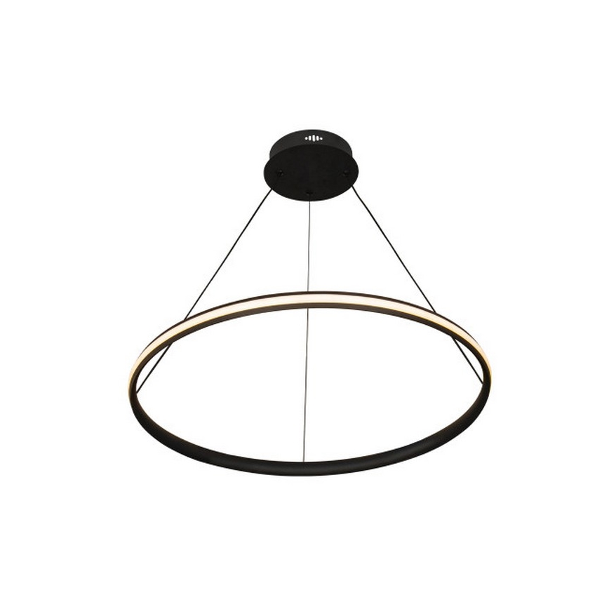 LED-dimmbare Pendelleuchte an Stahlseil, LED/55W/230V, 3000–6500K, Ø 60 cm + Fernbedienung