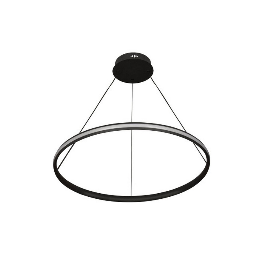 LED-dimmbare Pendelleuchte an Stahlseil, LED/55W/230V, 3000–6500K, Ø 60 cm + Fernbedienung