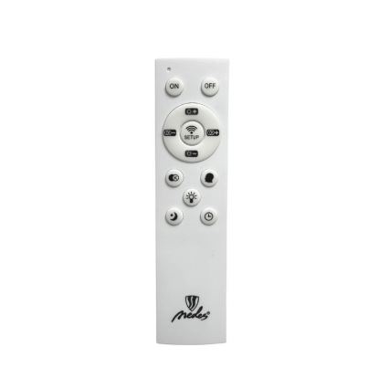 LED-dimmbare Pendelleuchte an Stahlseil, LED/55W/230V, 3000–6500K, Ø 60 cm + Fernbedienung
