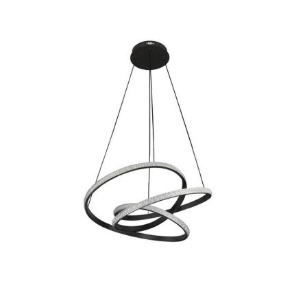 LED-dimmbare Hängeleuchte an Seil LED/90W/230V 3000–6500K Ø 47 cm + Fernbedienung