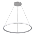 Dimmbare LED-Pendelleuchte mit Drahtseilaufhängung, 32 W, 230 V, 3000–6500 K, Ø 60 cm + Fernbedienung